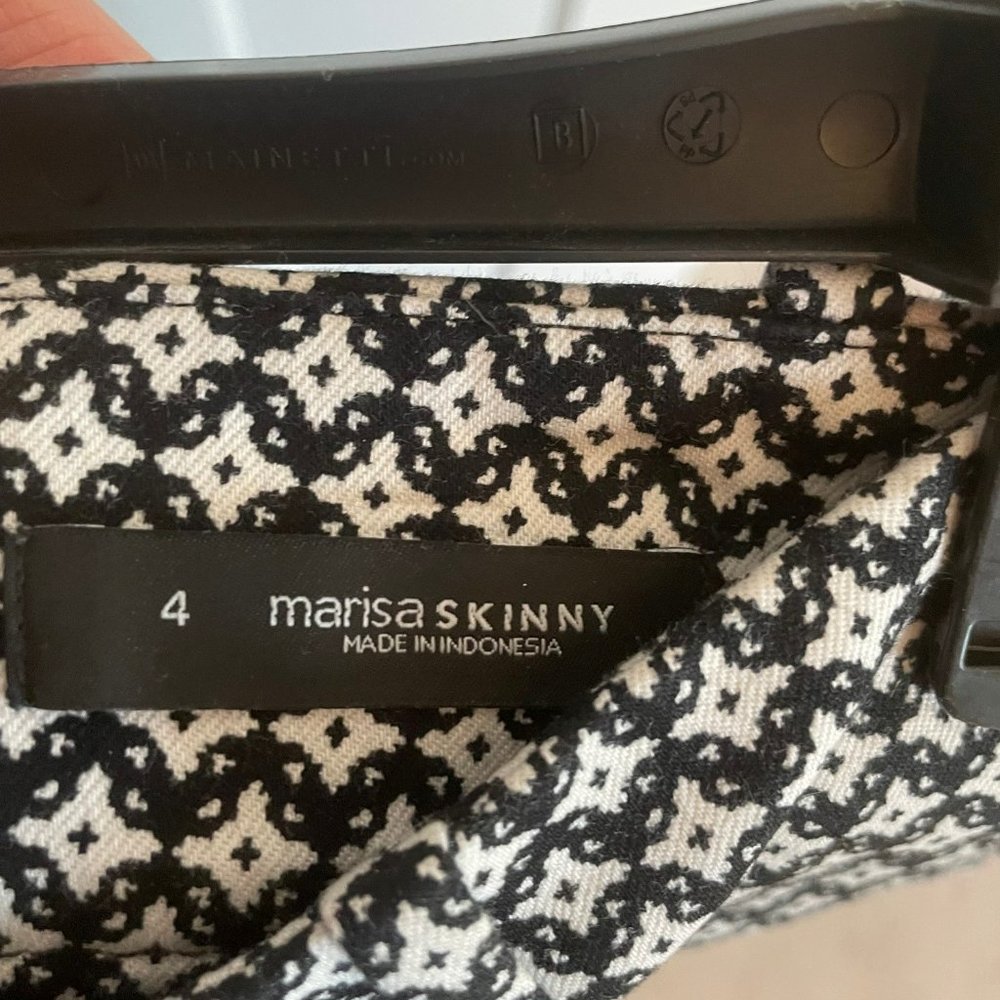 LOFT Marisa Skinny Pants with Geometric Print - Picture 4 of 7